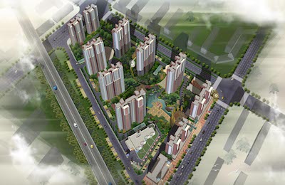 安庆市康熙河东侧棚户区改造规划建筑方案设计