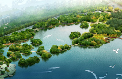 山东安丘市大汶河滨水区概念性规划