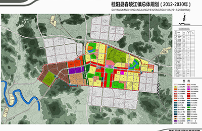 桂阳县舂陵江镇总体规划设计